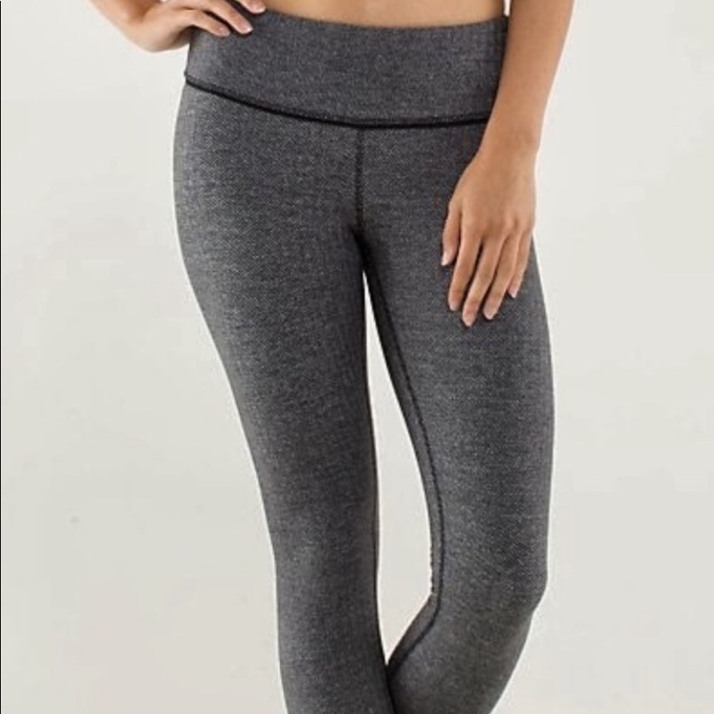 lululemon wunder under herringbone